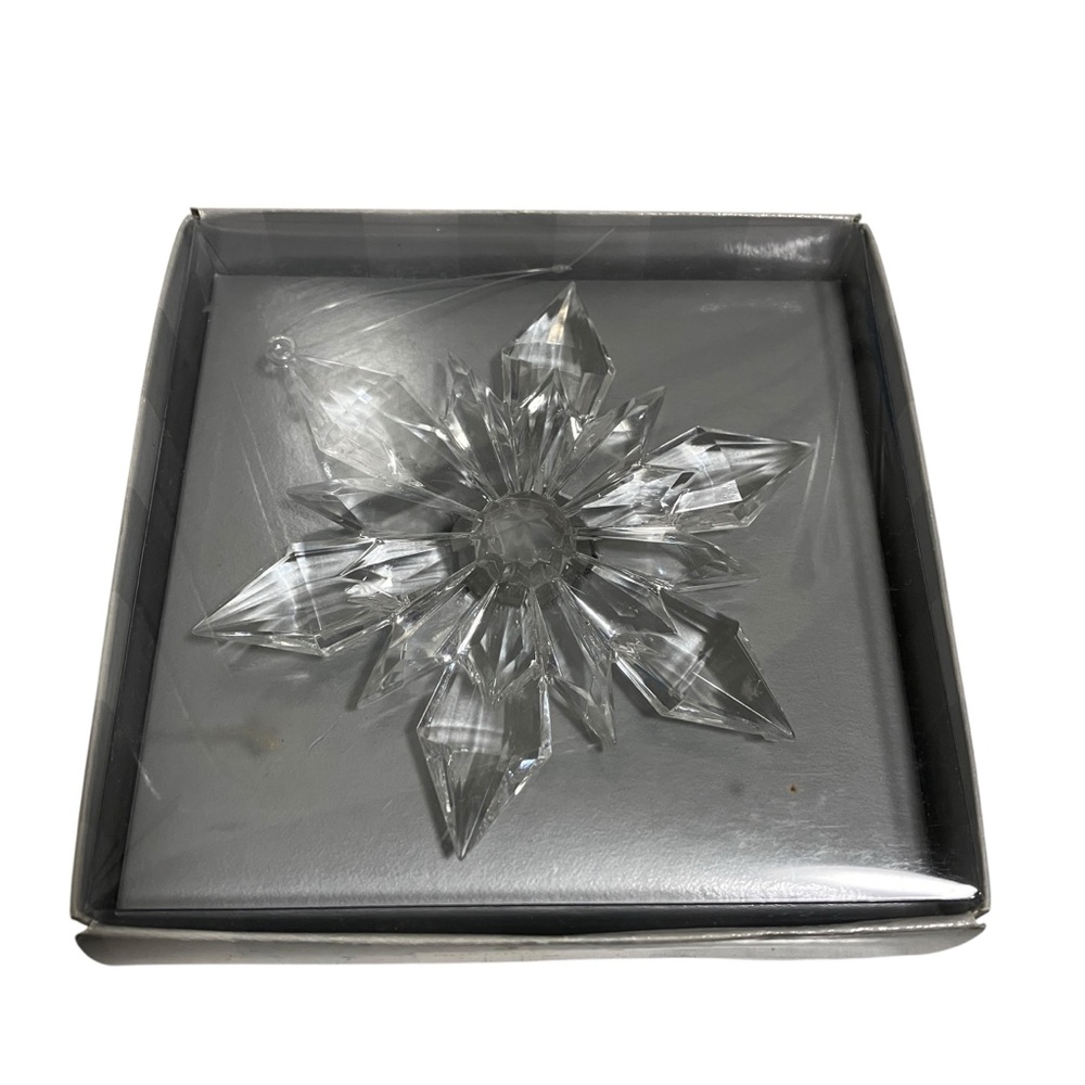 Department 56 Northern Lights Blue Lit Snowflake Christmas Ornament